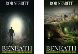 Old and New Book cover - beneath - book 1 in the Moreton Scientific Investigation seroes