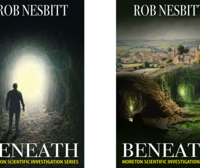 Old and New Book cover - beneath - book 1 in the Moreton Scientific Investigation seroes